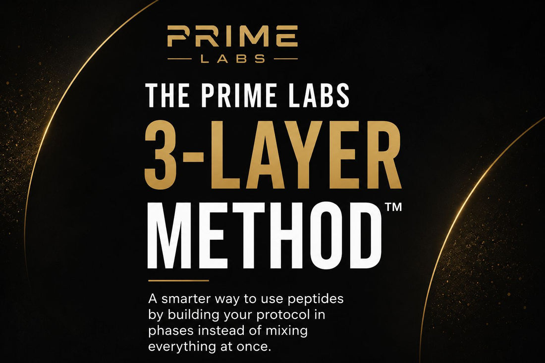 The Prime Labs 3-Layer Method™  A Smarter, More Effective Way to Use Peptides