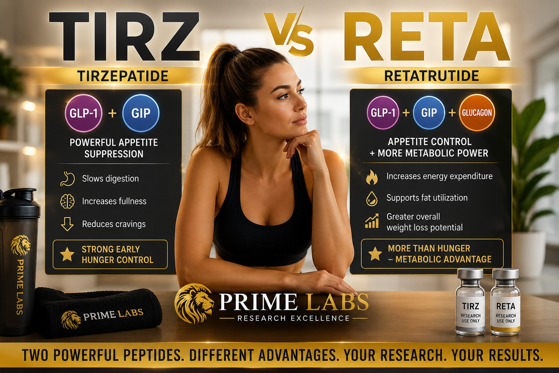 Tirzepatide vs. Retatrutide: Which Suppresses Hunger Better?